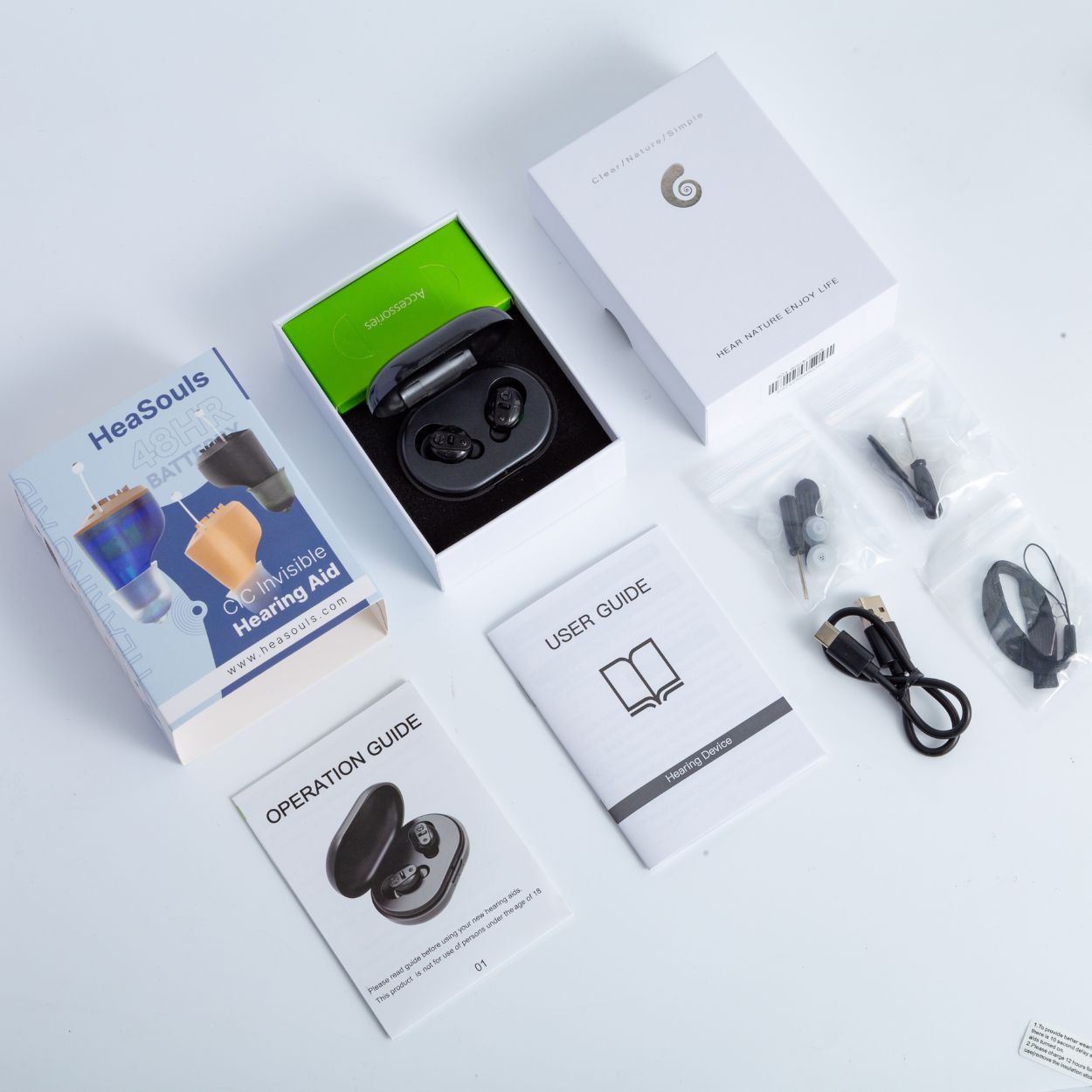 Clairons™ CIC Invisible Hearing Aids (Pair Of 2)