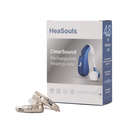 Clairons™️ ClearSound BTE Rechargeable Hearing Aids (Pair Of 2)