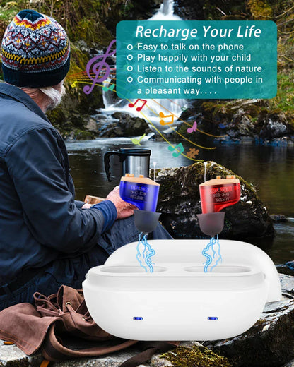 1x HeaSouls CIC Hearing Aids + LED Ear Cleaner