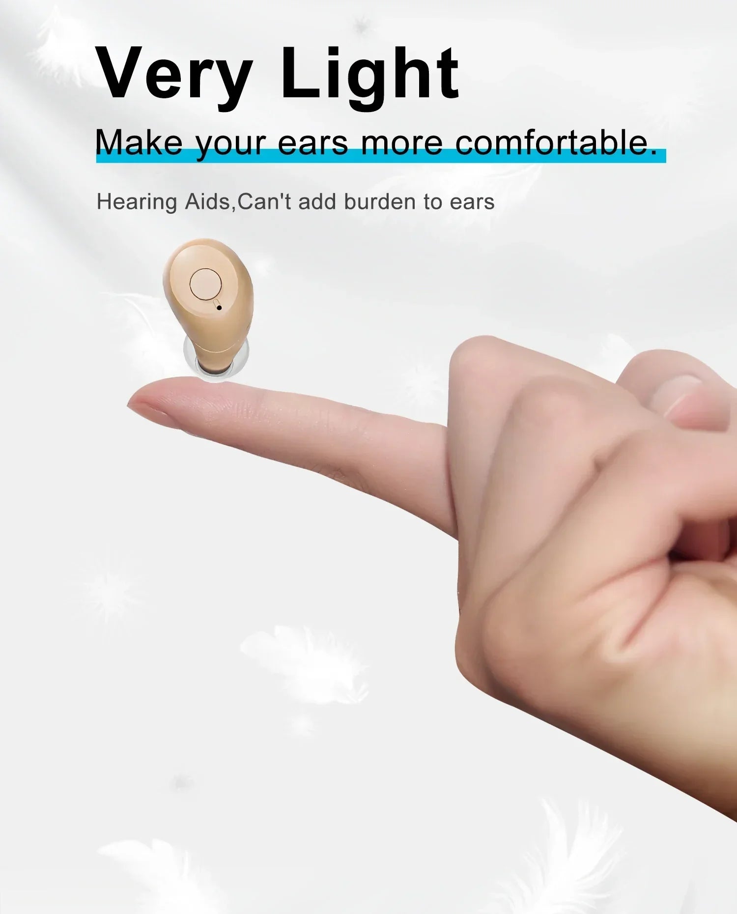 Clairons™ Tiny ITE Bluetooth Hearing Aids (App Controlled)
