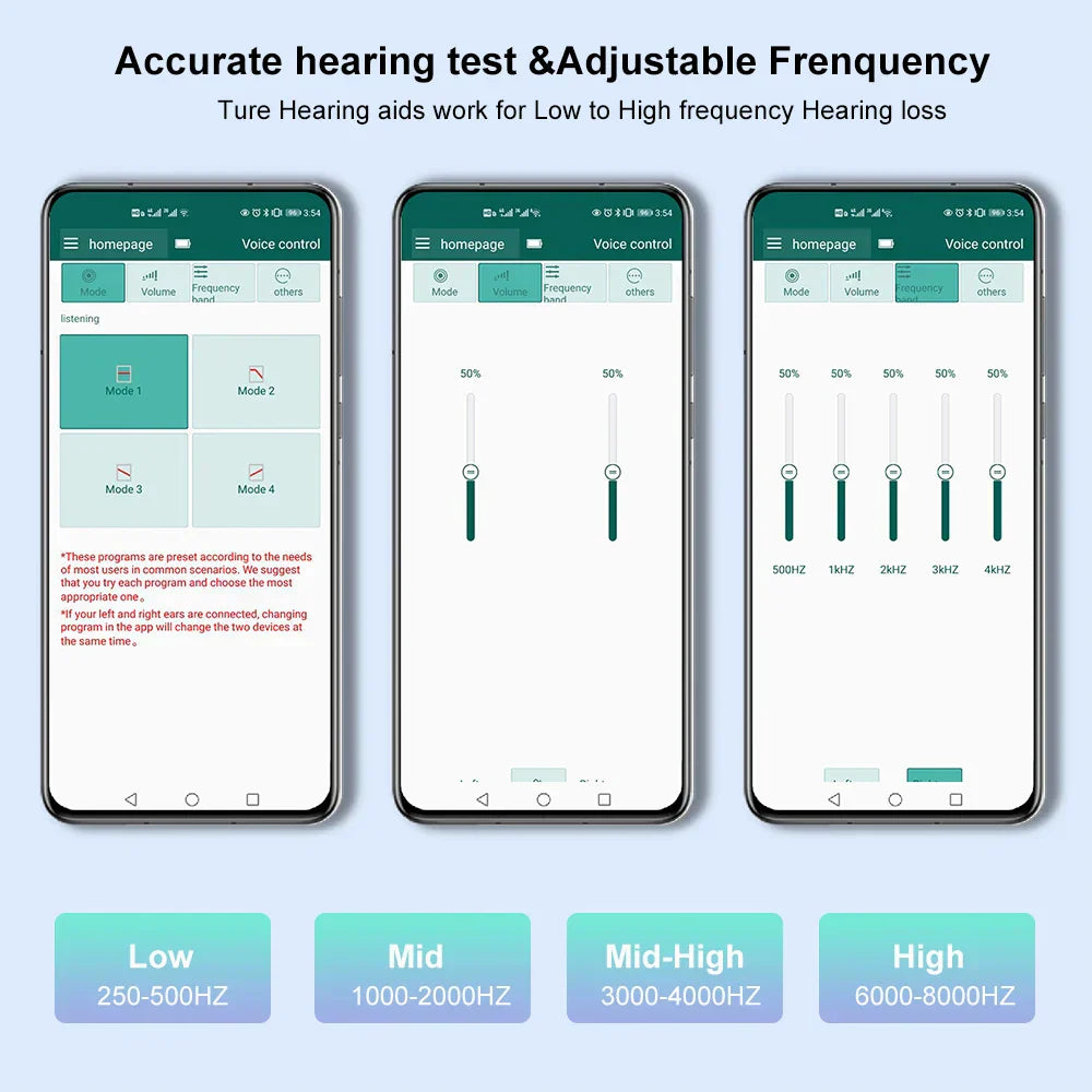 Clairons Smart, Self-Fitting Bluetooth Hearing Aids (App Controlled)
