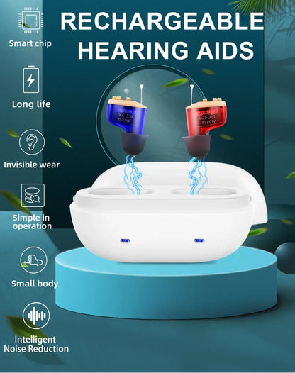 HeaSouls CIC Hearing Aids +  UV Sterilizer