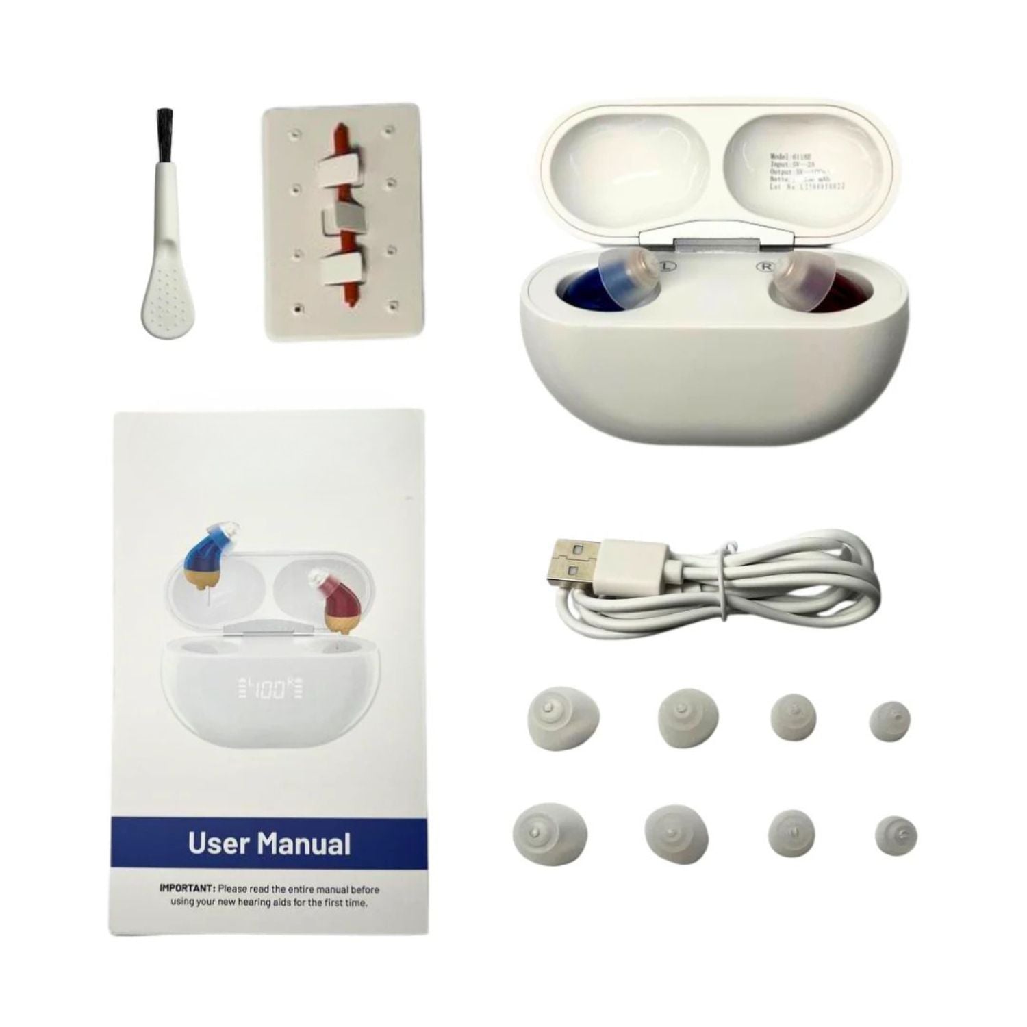 Clairons™ Micro CIC Hearing Aids (App Controlled)