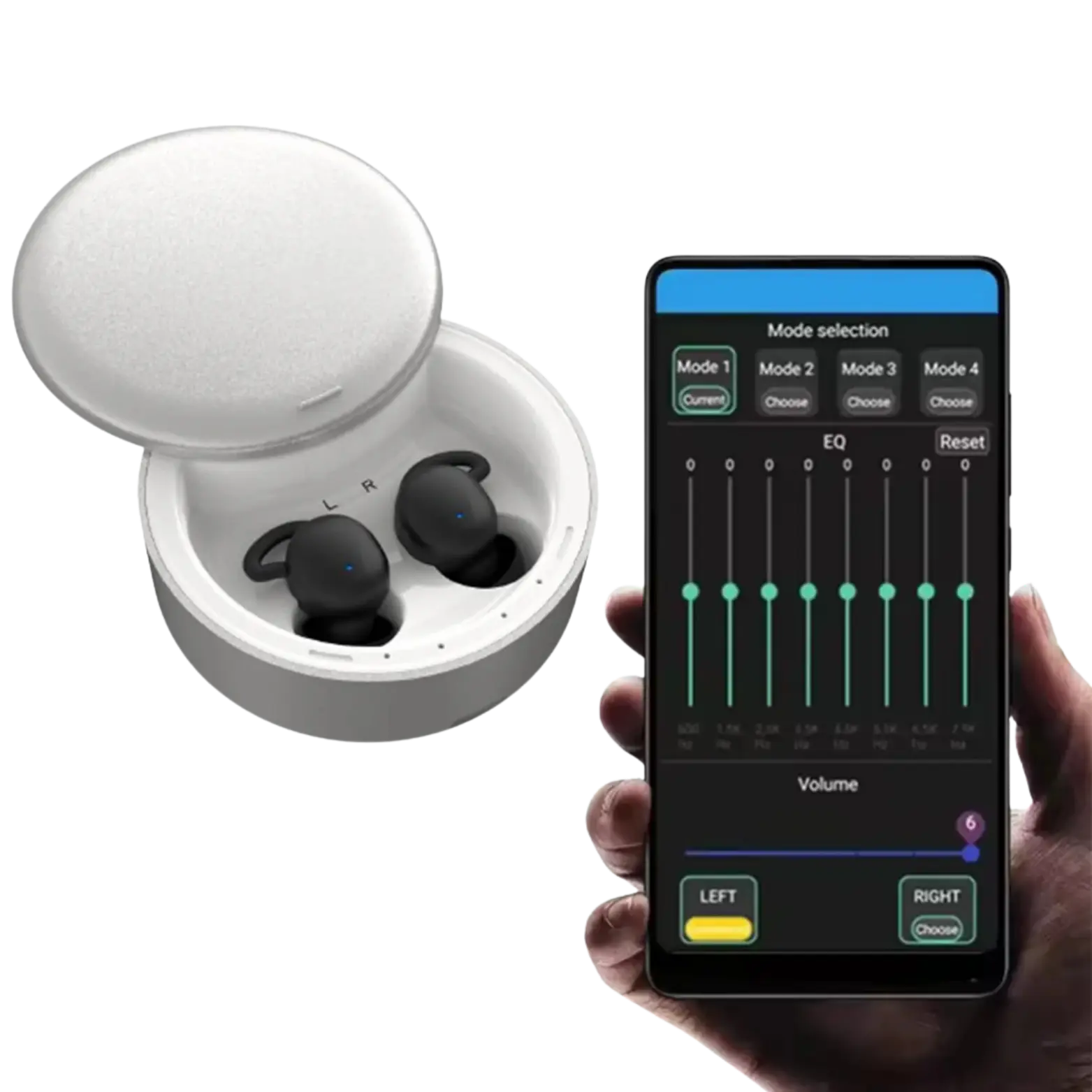 Clairons™ Bluetooth Hearing Aids ITE (App Controlled)